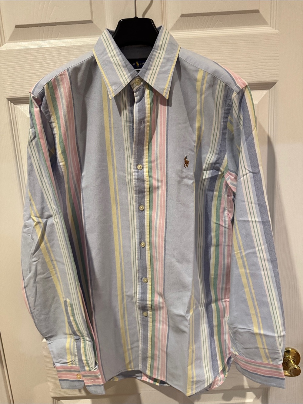 Polo by Ralph Lauren Men's Pastel Stripe Oxford Shirt
